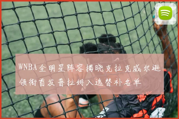 WNBA全明星阵容揭晓克拉克威尔逊领衔首发普拉姆入选替补名单