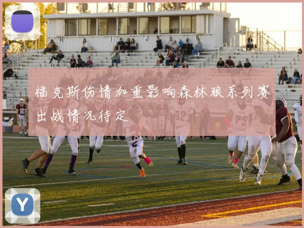 福克斯伤情加重影响森林狼系列赛出战情况待定